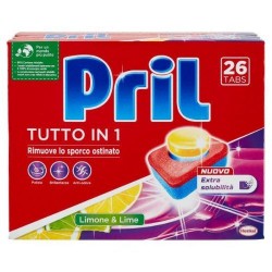 PRIL TABS TUTTO IN 1 LIMONE 26 LAVAGGI 468G