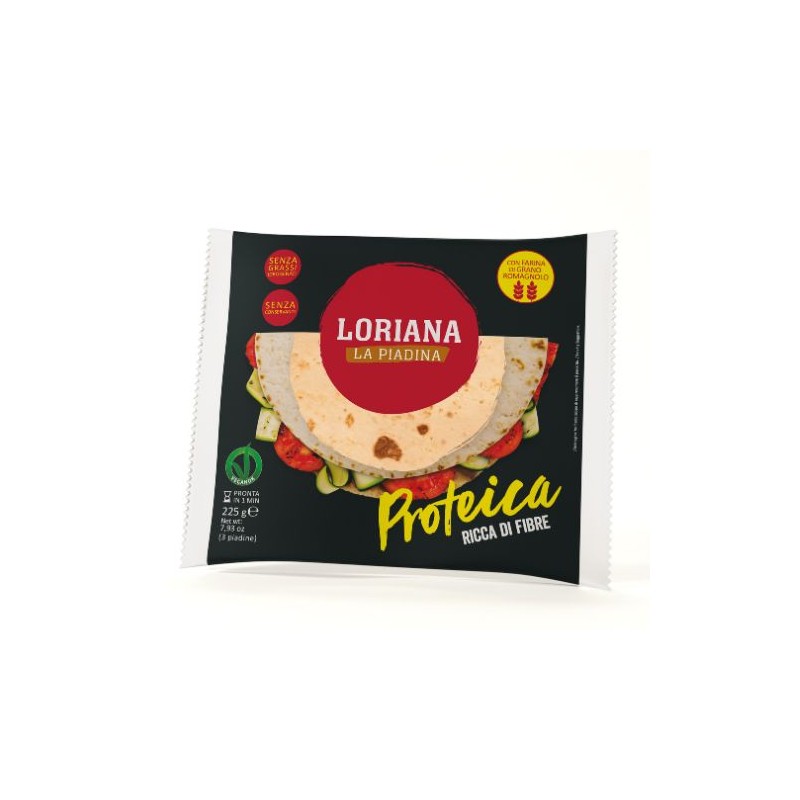 Loriana Piadina Proteica 225 gr ricca di fibre