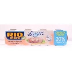 RIO MARE LEGGERO TONNO ALL'OLIO EXTRA VERGINE D'OLIVA 4 X 60 G