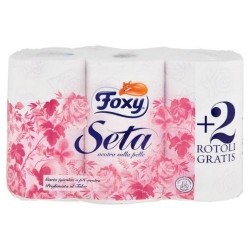 Foxy Carta Igienica Seta 4+2 Rotoli Maxi 2 Veli