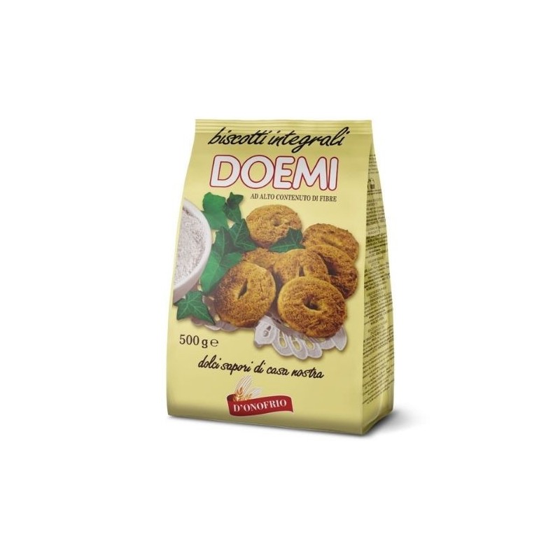 Doemi Biscotti Senza Zucchero Con Farina Integrale 500 Gr