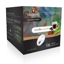 16 Capsule cioccolato e nocciola Lollo per dolce gusto