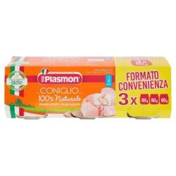 Plasmon Omogeneizzato con Coniglio 3 x 80 g