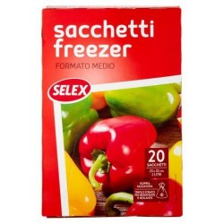 Sacchetti Freezer Medi Selex 20 pezzi